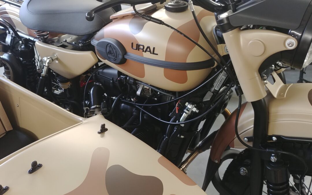 eine neue EURO5 Ural Ranger ist frisch ausgepackt